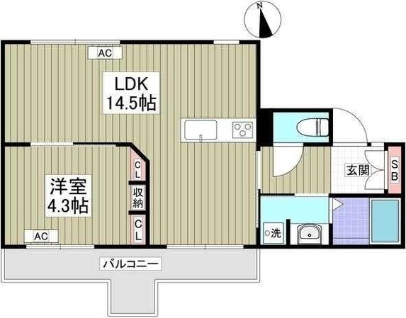 エトワール大成町の物件間取画像